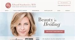 Desktop Screenshot of facialplasticsurgery.com
